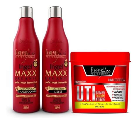 Forever Liss Progressiva Ingel Maxx Organic Másc Uti 240g Produtos