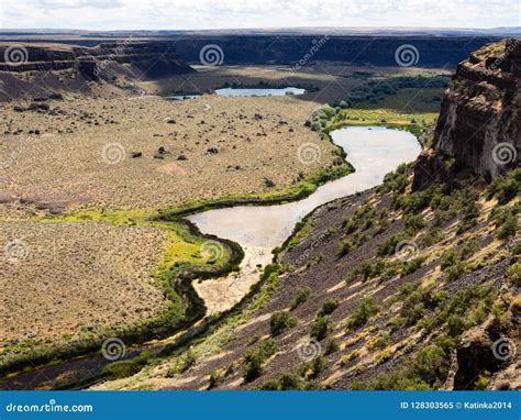 Dry Falls State Park in Eastern Washington Stock Image - Image of ...