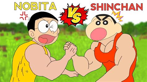 Shinchan Vs Nobita Slap Challenge 🔥 Shinchan Funny Gameplay 🤣