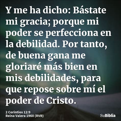 2 Corintios 12 9 Biblia