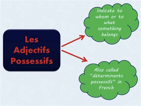 Les adjectifs possessifs French 1A Questions et réponses pour les quiz