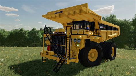 KOMATSU 830E AC V1 1 FS22 Mod Farming Simulator 22 Mod