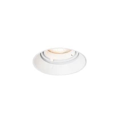 Spot Encastr Moderne Blanc Gu Rond Sans Bordure Oneon Qazqa