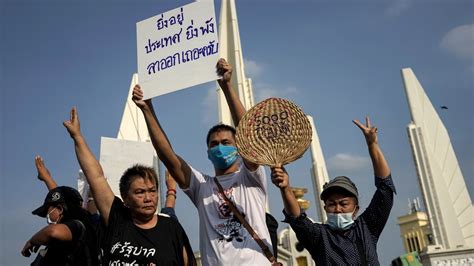 Thailand Sees Largest Anti Government Protests Since 2014 Military Coup