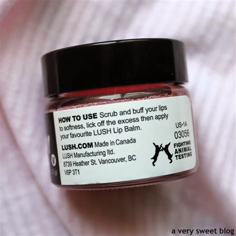 Lush Bubblegum Lip Scrub Product Review A Very Sweet Blog