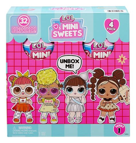 L O L Surprise Loves Mini Sweets Dolls 4 Pack 2 Jolly Rancher Hershey’s Chocolate Whoppers