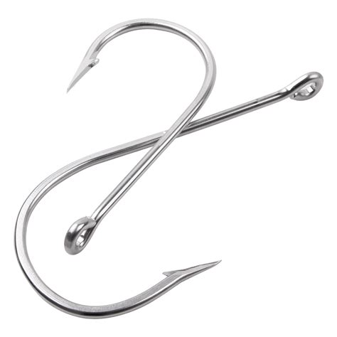 Pcs Saltwater Fishing Hooks Sea Demon Big Game Tuna Stainless Steel