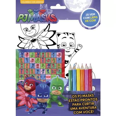 Pj Masks Colorindo Adesivos Parcelamento sem acréscimo