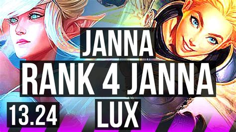 JANNA Kai Sa Vs LUX Jhin SUP Rank 4 Janna 4 2 16 BR