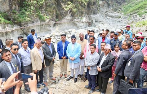 थाहा खबर मेलम्ची आयोजनासँग सम्बन्धित सबै समस्या समाधान गर्छु प्रधानमन्त्री