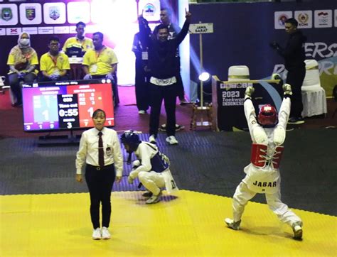 Tambah Emas Taekwondo Jabar Segel Juara Umum Babak Kualifikasi Pon