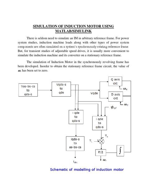 Simulation Of Induction Motor Using Matlab Physics Force