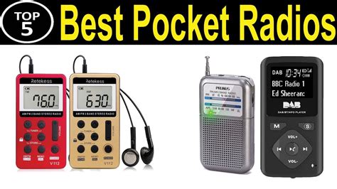 TOP 5 BEST Pocket Radios Review 2023 YouTube