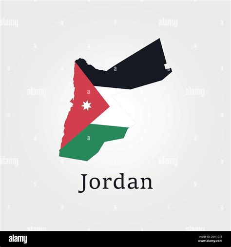 Map Of Jordan Stock Vektorgrafiken Kaufen Alamy