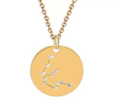 Collier Constellation Verseau Collier M Daille Signe Astro Acier