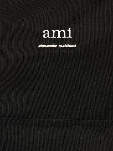 AMI PARIS Ami Logo Cotton Blend Windbreaker AMI