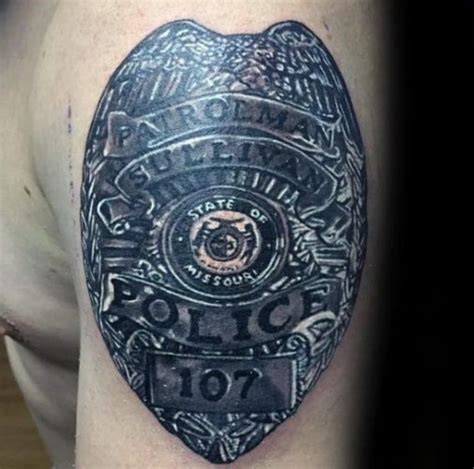 50 Police Tattoo Ideas Best Designs • Canadian Tattoos