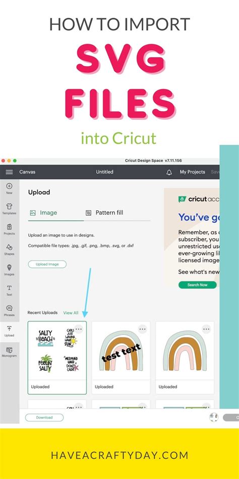 How To Import Svg Files Into Cricut Design Space Have A Crafty Day