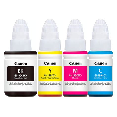 Kit Colorido Tinta Canon Gi Gi Original Mundoware