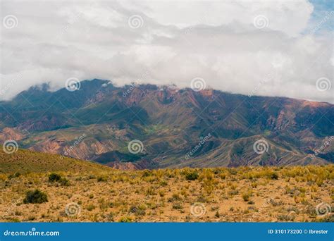 Anorama Of The Cerro De Los 14 Colores Or Fourteen Coloured Mountain