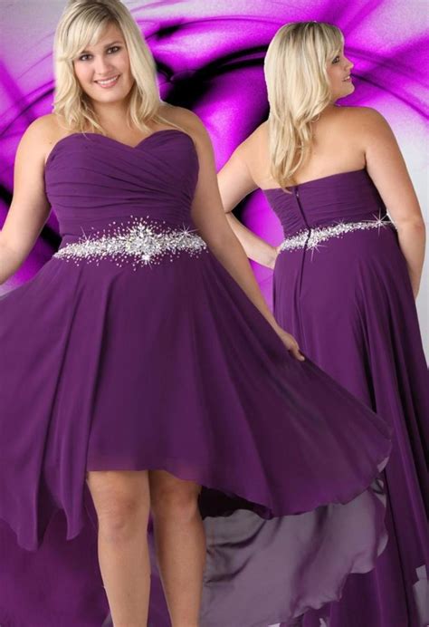 Purple Plus Size Prom Dresses Pluslook Eu Collection