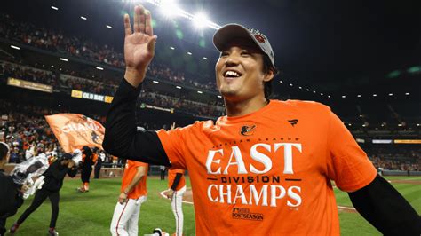 Baseball MLB Rookie Shintaro Fujinami Celebrates As Orioles Win AL East