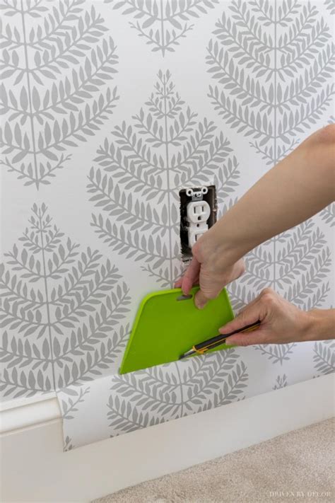 How To Hang Peel And Stick Wallpaper Driven By Decor