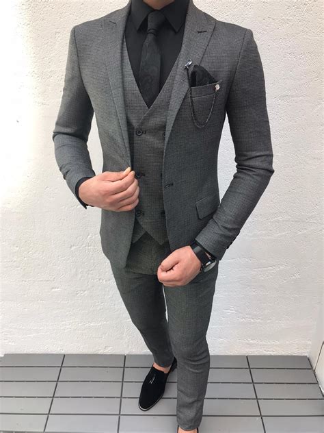 Charcoal Grey Suit Slim Fit