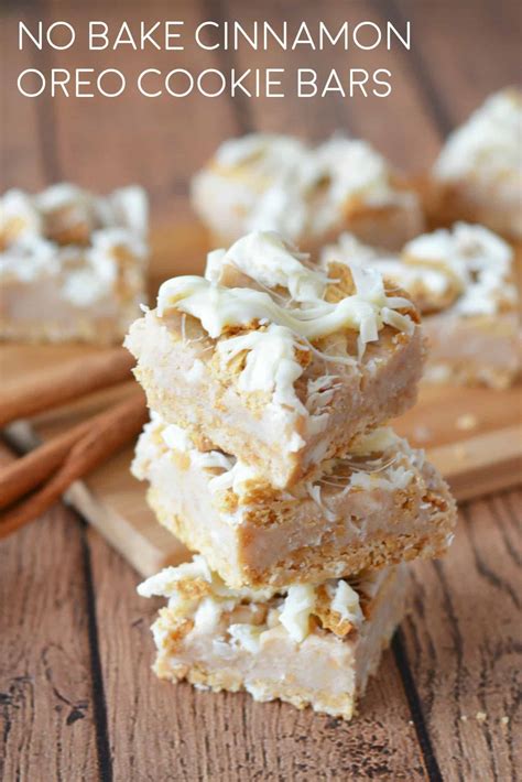 Easy Cinnamon Roll Cookie Bars No Bake Diy Candy