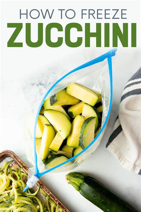 How To Freeze Zucchini Ways Recipe Freezing Zucchini Zucchini