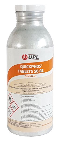 QUICKPHOS 56 GE TABLETKI 1KG ŚRODEK TRUCIZNA KRETY 135614094 ERLI pl