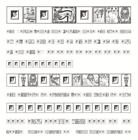 Egyptian шрифт