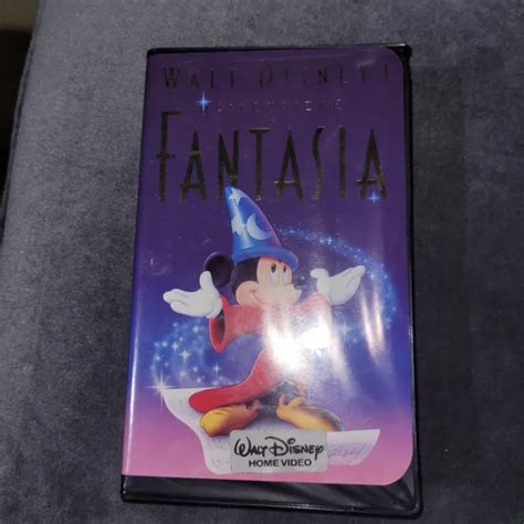 Vintage Walt Disneys Masterpiece Fantasia Vhs Rare Edition