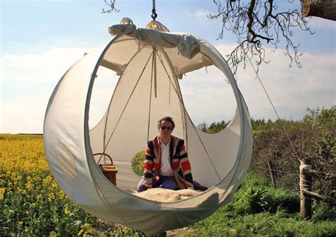 Roomoon Hanging Treehouse Tent Inhabitat Green Design Innovation