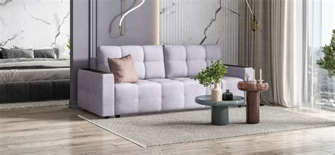 Диван Dandy Euro 2.0 рогожка Malmo платина: описание, характеристики ...