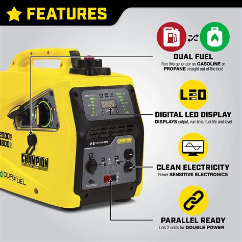 Champion Dual Fuel Inverter Generator