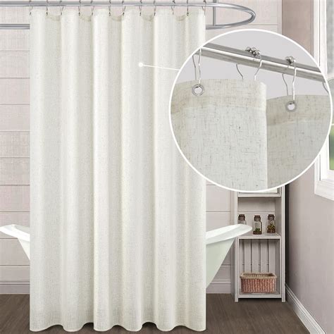 Extra Long Shower Curtains 84 Inch Length For Bathroom Waterproof Xlong