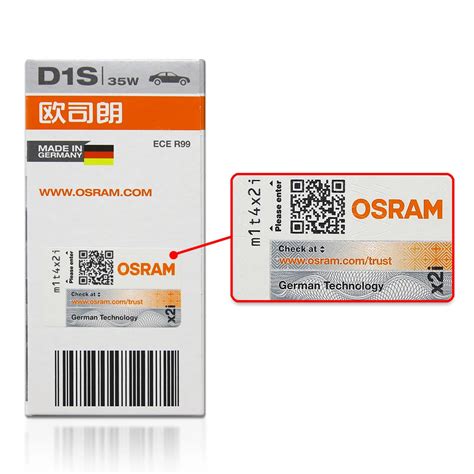 Osram D1S - 66140 - Original Xenarc 35W HID Automotive Bulb – BulbAmerica
