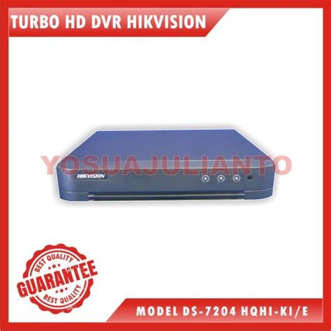 Jual Hikvision Turbo Hd Dvr Cctv 4 Channel Ds 7204 Hqhi K1 E Full Hd