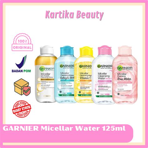 Jual Garnier Micellar Water Ml Pink Biru Salicylic Acid Kuning