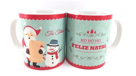 Caneca Natal Papai Noel Elo Produtos Especiais