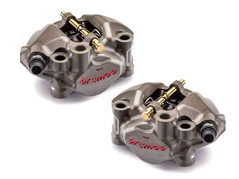 XA888A0 PAIR OF FRONT BRAKE CALIPERS BREMBO RACING 60MM CNC P2 34 MOTO3