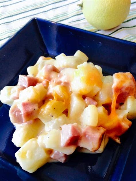 Ham And Potato Casserole With Cheese Leftover Ham Recipe West Via Midwest