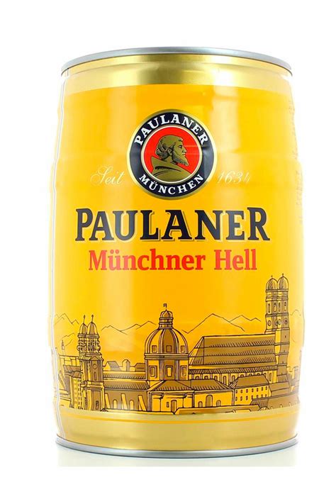 Cerveja Paulaner Muncher Hell Barril 5l Super Adega