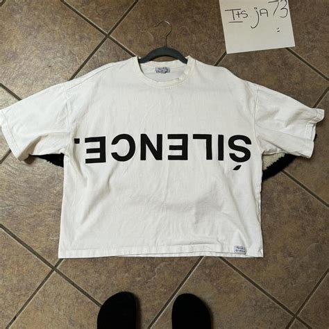 Silence Brent Faiyaz Tee Boxy Oversized Fit Depop