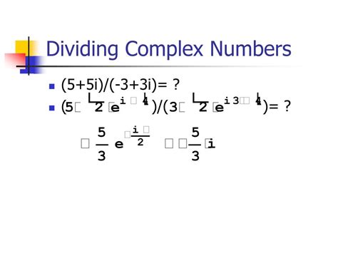 Ppt Complex Numbers Powerpoint Presentation Free Download Id297895