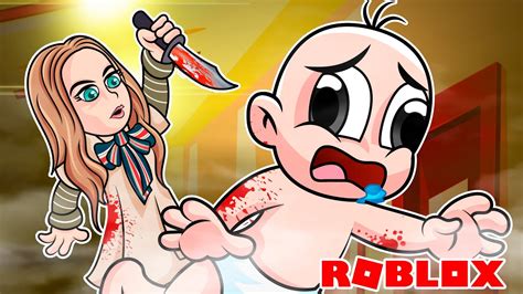 ESCAPA DE LA ATERRADORA M3GAN LA HISTORIA De MEGAN En ROBLOX BEBE