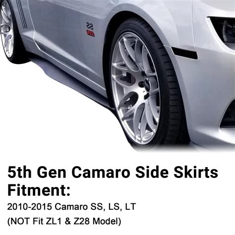 Side Skirts Compatible With Camaro Ss Ls Lt Lt Only For