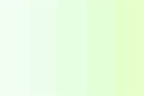 Green Faded Color Palette