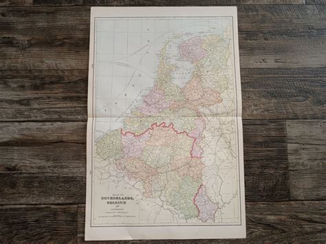 Map Of Netherlands Belgium And Luxemburg Eborn Books